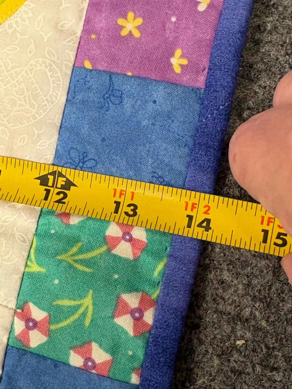 Colorful Floral Patchwork Table Runner Beautiful Design